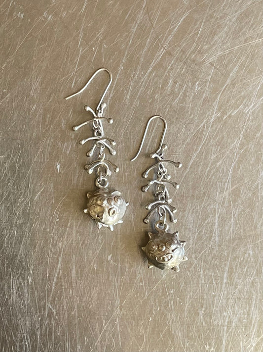 goblin bell drop earrings