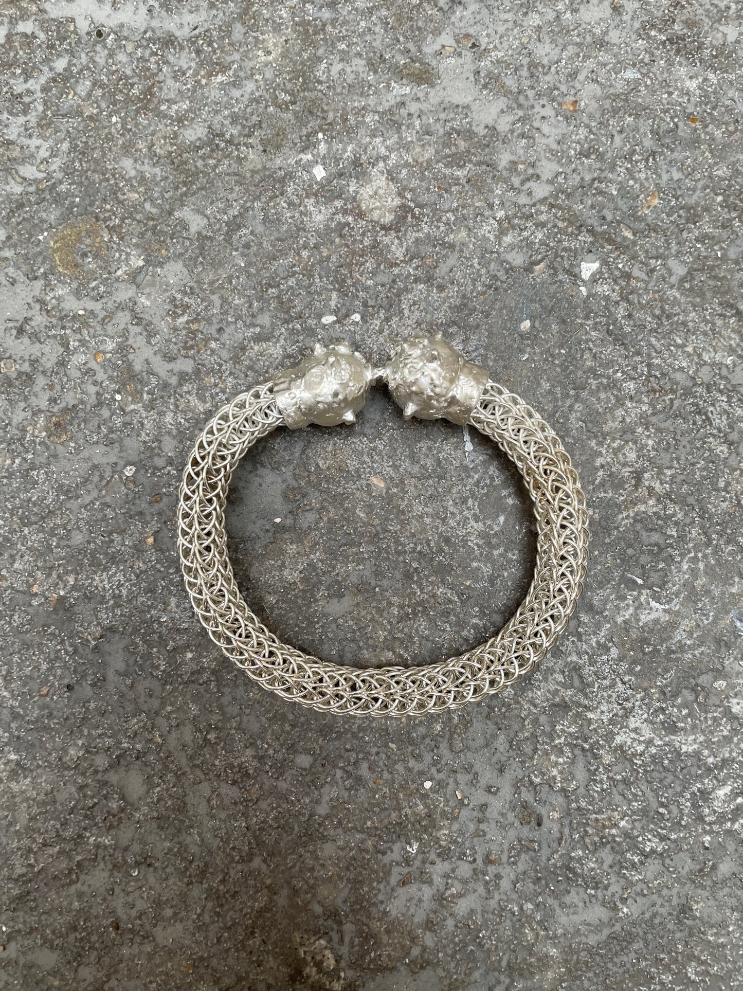 kissing goblin weave bracelet