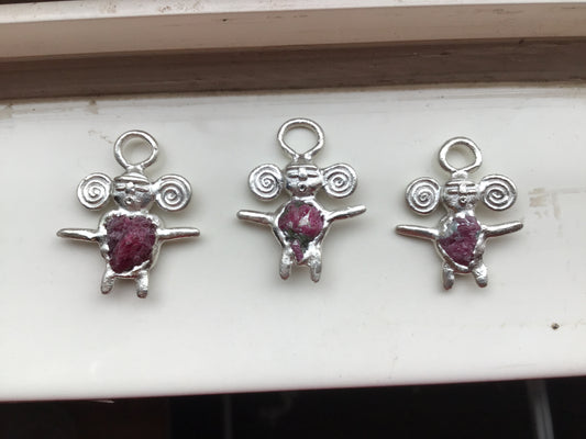 raw ruby belly charm