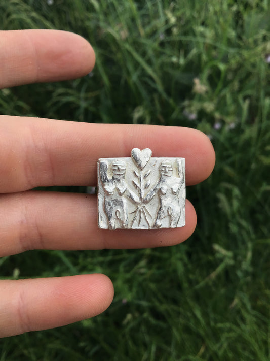 sapphic lovers ring