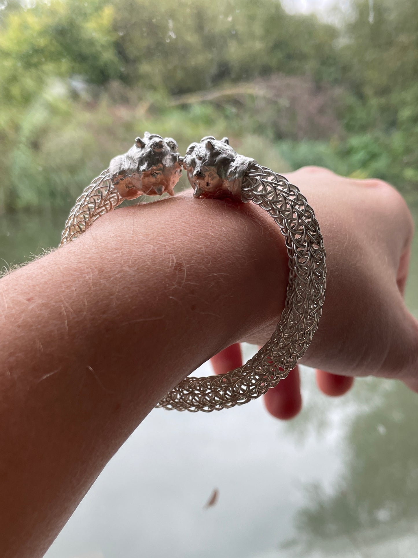 kissing goblin weave bracelet