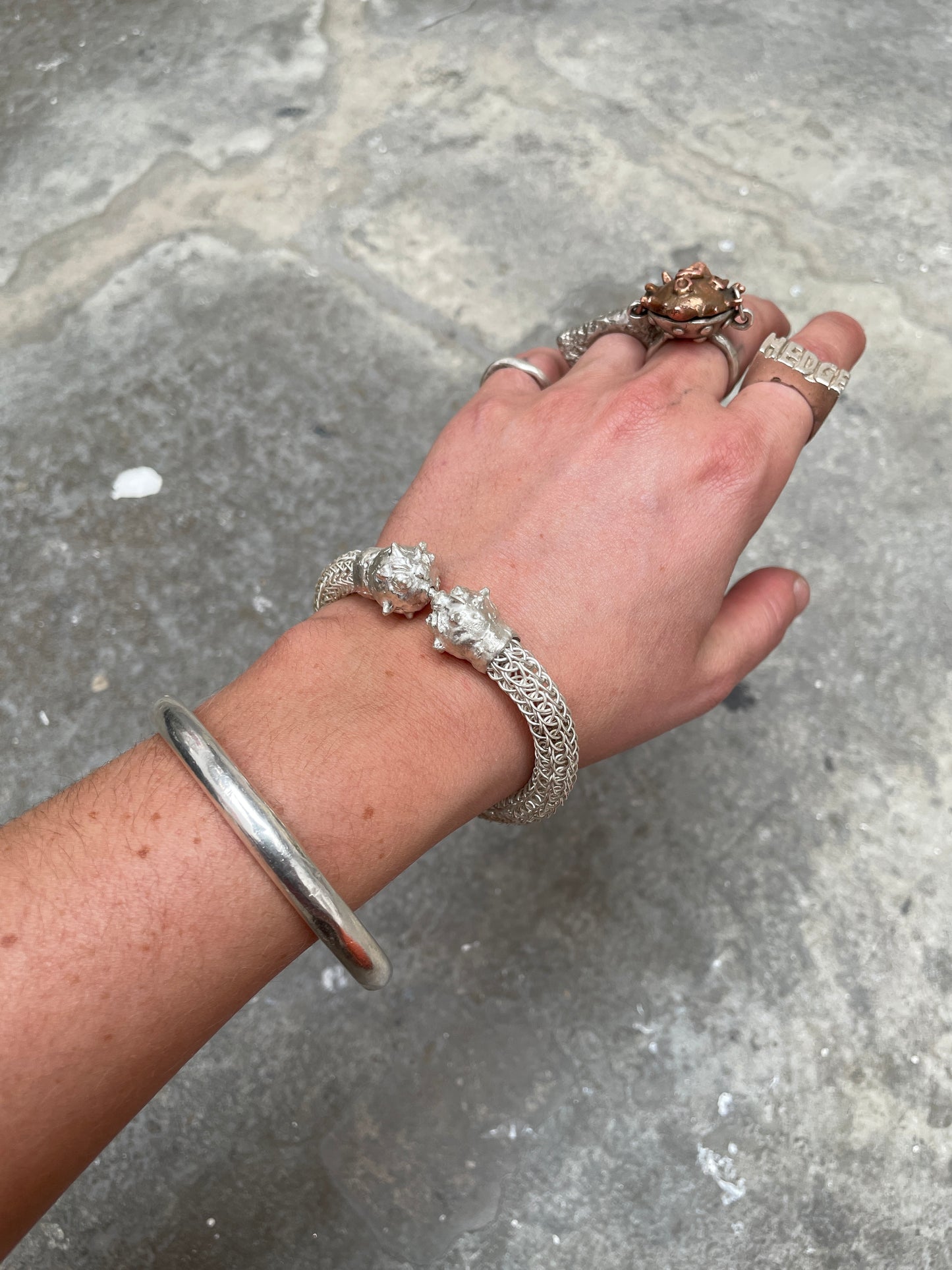 kissing goblin weave bracelet