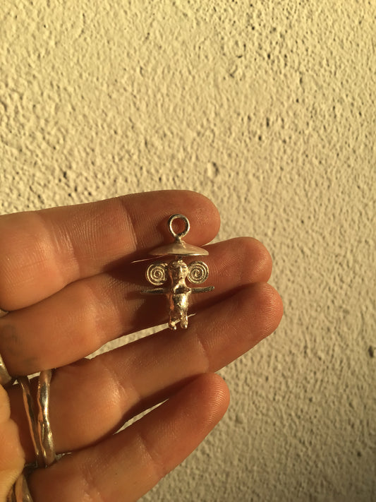 mushroom person charm