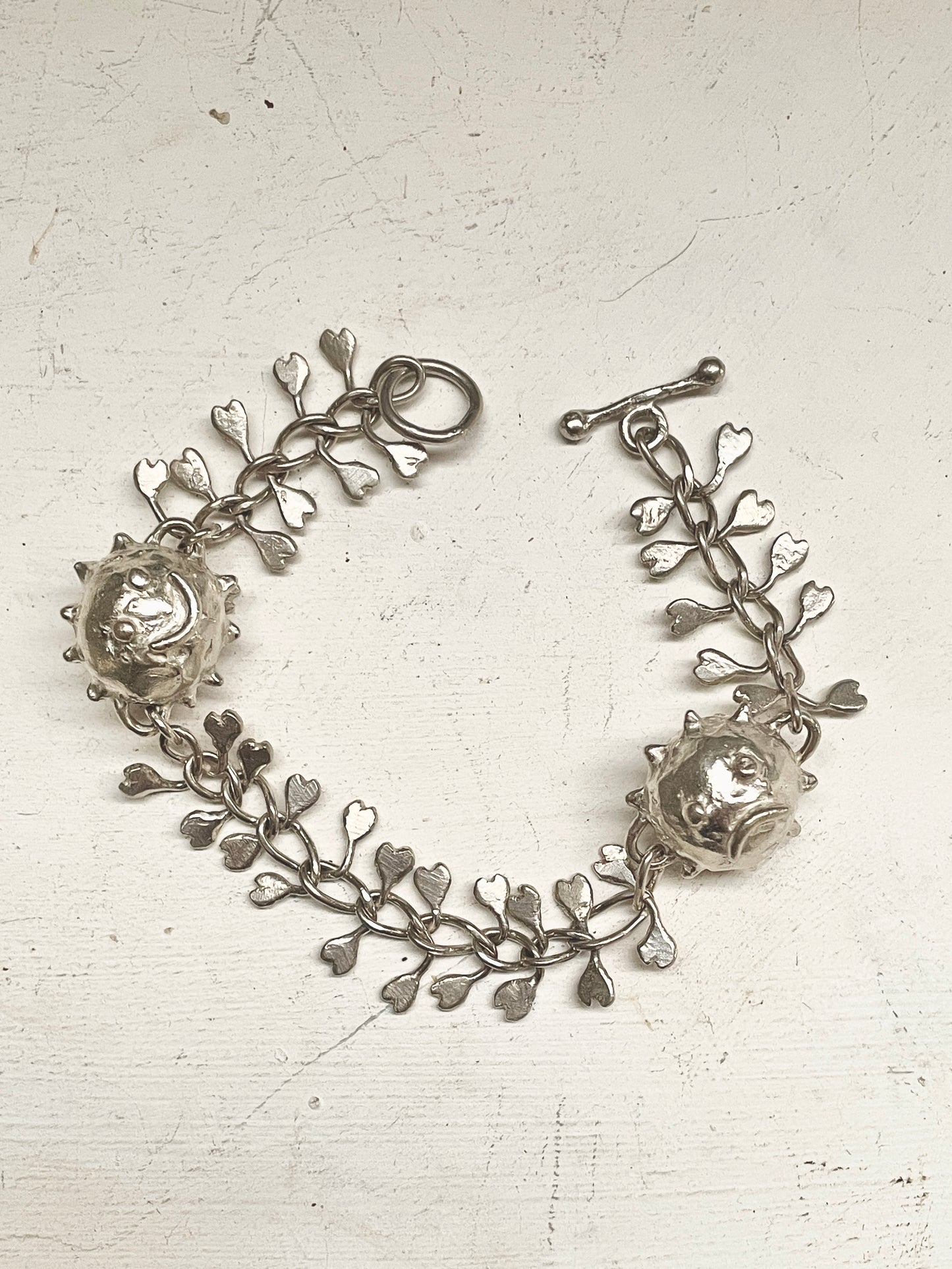 happy sad flowers bracelet