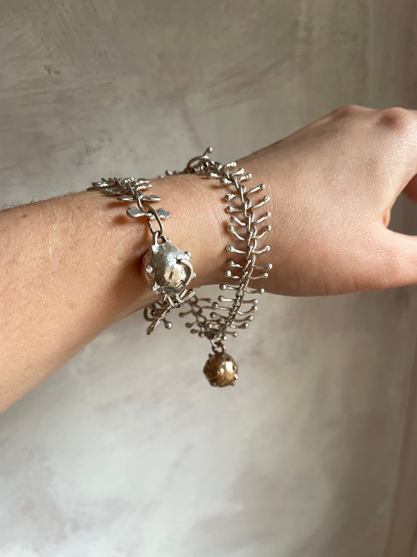 happy sad flowers bracelet