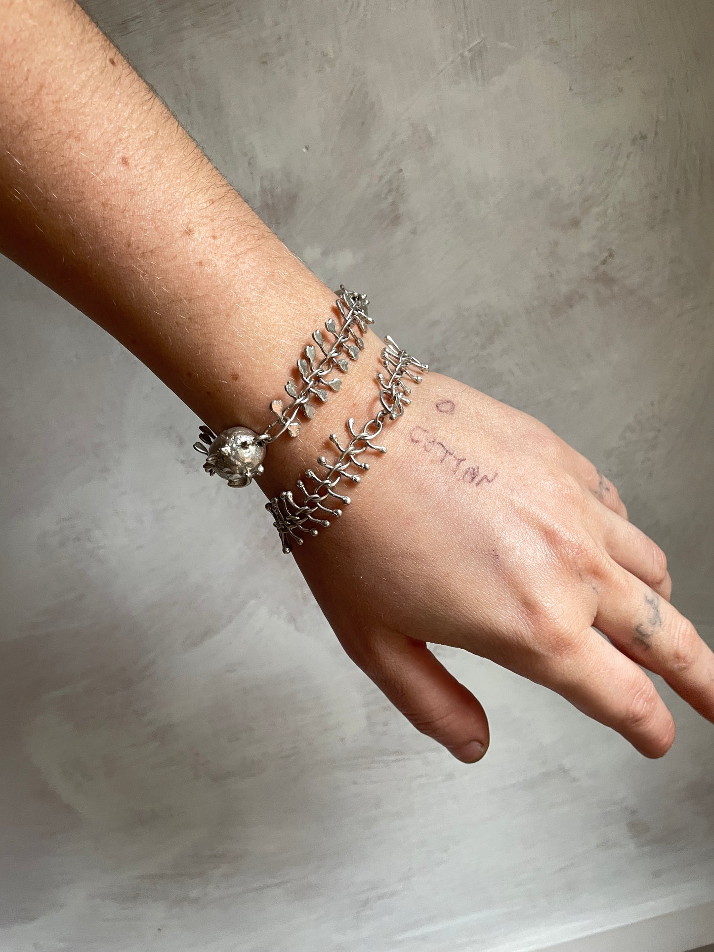 happy sad flowers bracelet