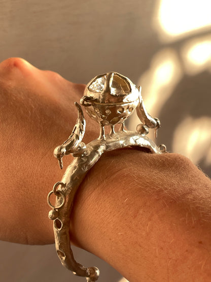 birds and quartz bracelet