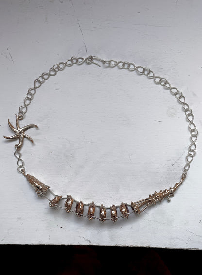 dragon and sun wheel necklace