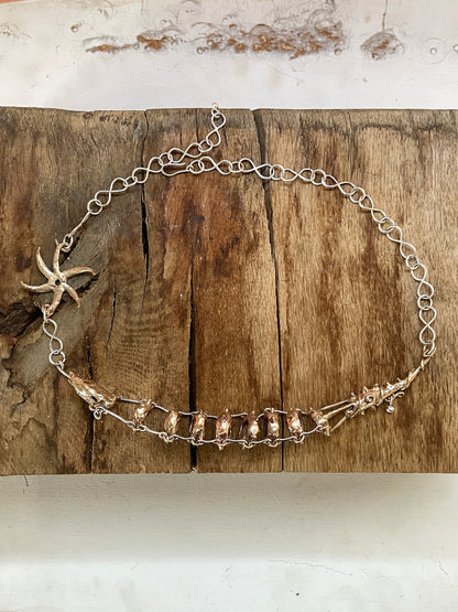 dragon and sun wheel necklace