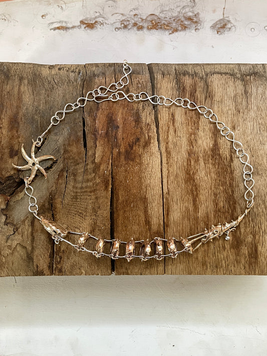 dragon and sun wheel necklace