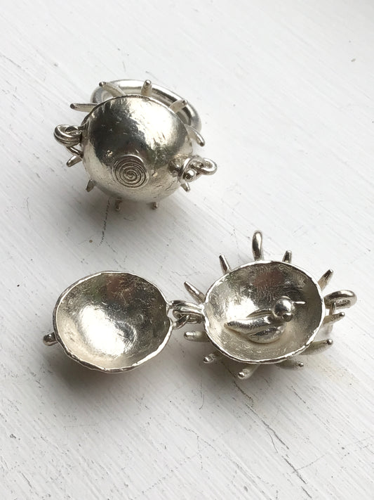 medicine locket/ring : birds