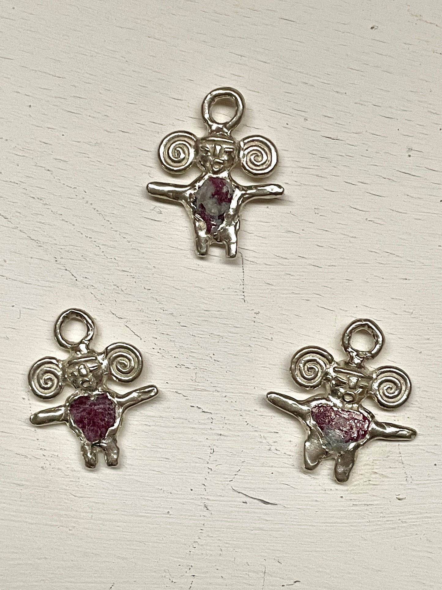 ruby belly charms