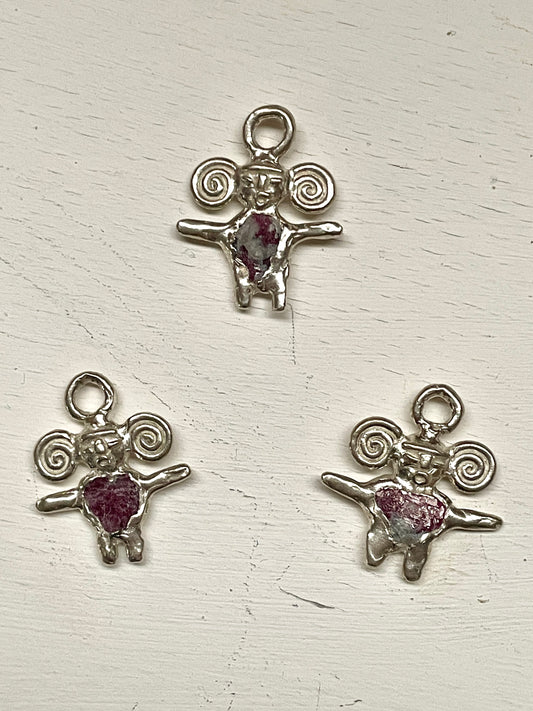 ruby belly charms