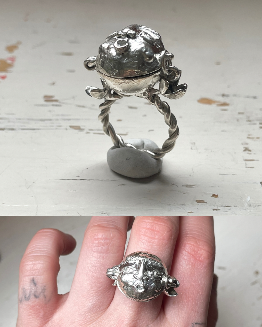 flower moon ring